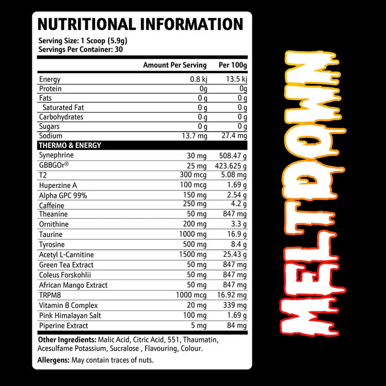 Krupt Supps Meltdown - Victorious Fitness Supplements Hervey Bay
