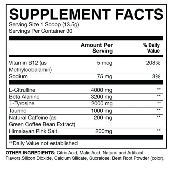 Raw Nutrition CBUM Essential Pre-Workout - Victorious Fitness Supplements Hervey Bay