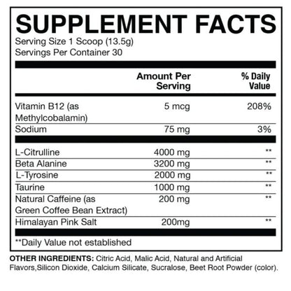 Raw Nutrition CBUM Essential Pre-Workout - Victorious Fitness Supplements Hervey Bay