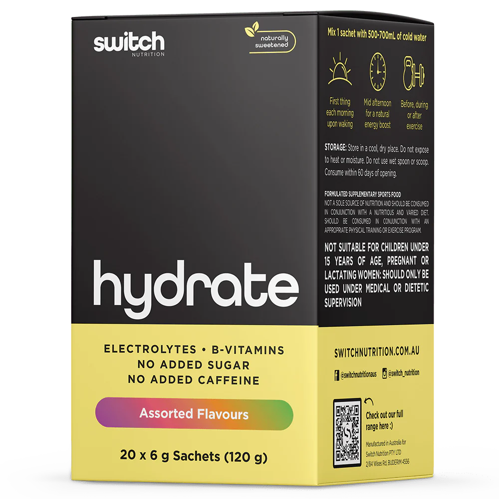 Switch Nutrition Hydrate - Victorious Fitness Supplements Hervey Bay