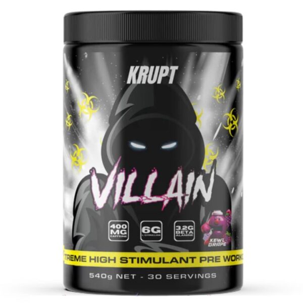 Krupt Supps Villain - Victorious Fitness Supplements Hervey Bay