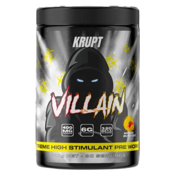 Krupt Supps Villain - Victorious Fitness Supplements Hervey Bay