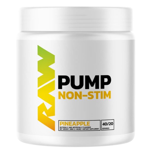 Raw Nutrition CBUM Pump Non-Stim - Victorious Fitness Supplements Hervey Bay