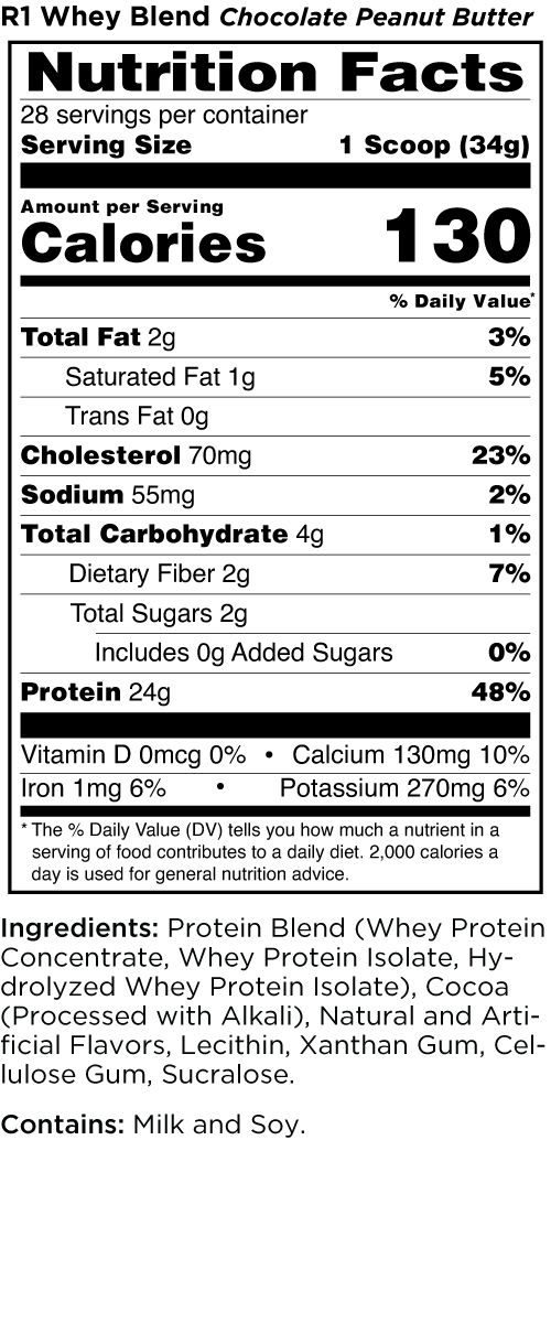 Rule 1 Whey Blend - Victorious Fitness Supplements Hervey Bay