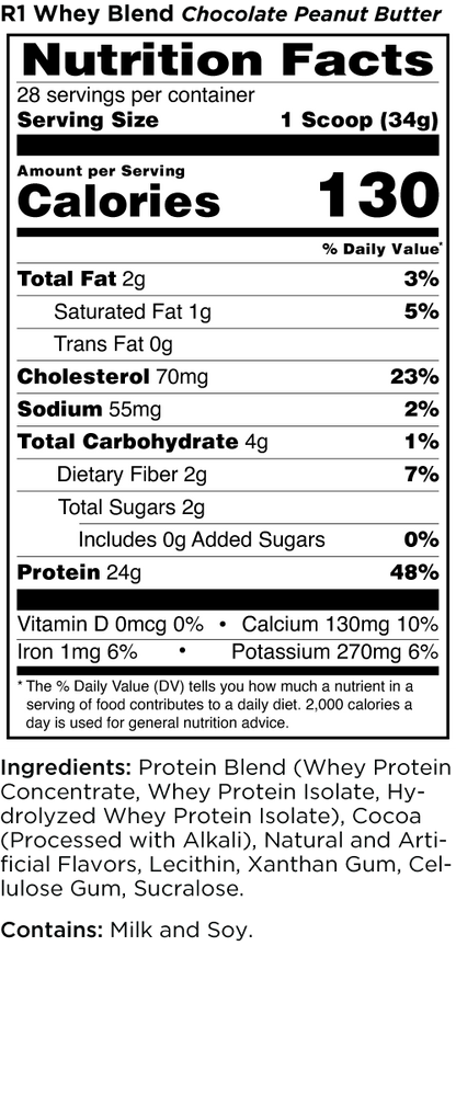 Rule 1 Whey Blend - Victorious Fitness Supplements Hervey Bay