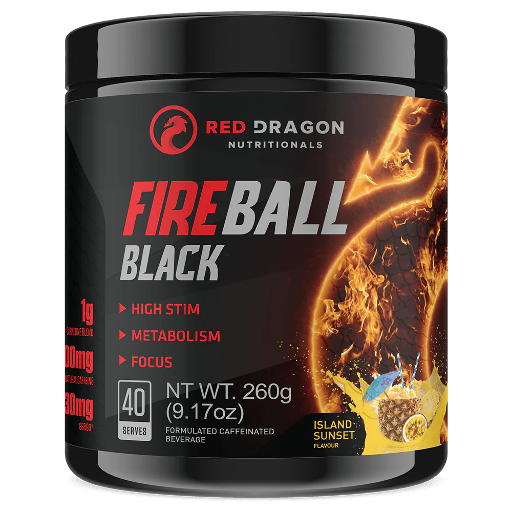 Red Dragon Nutritionals Fireball Black - Victorious Fitness Supplements Hervey Bay