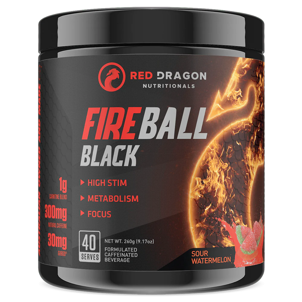 Red Dragon Nutritionals Fireball Black - Victorious Fitness Supplements Hervey Bay