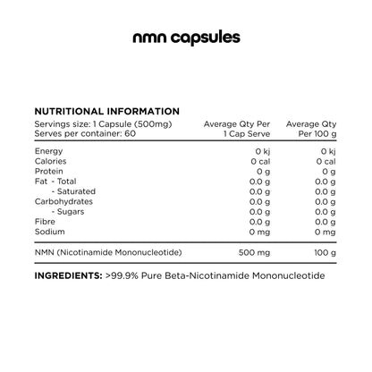 Switch Nutrition NMN Capsules - Victorious Fitness Supplements Hervey Bay